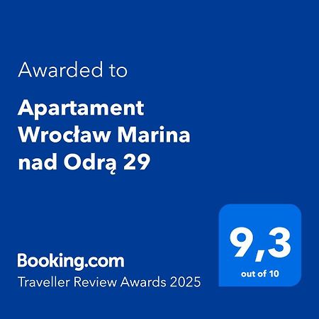 Apartament Wroclaw Marina Nad Odra 29 外观 照片
